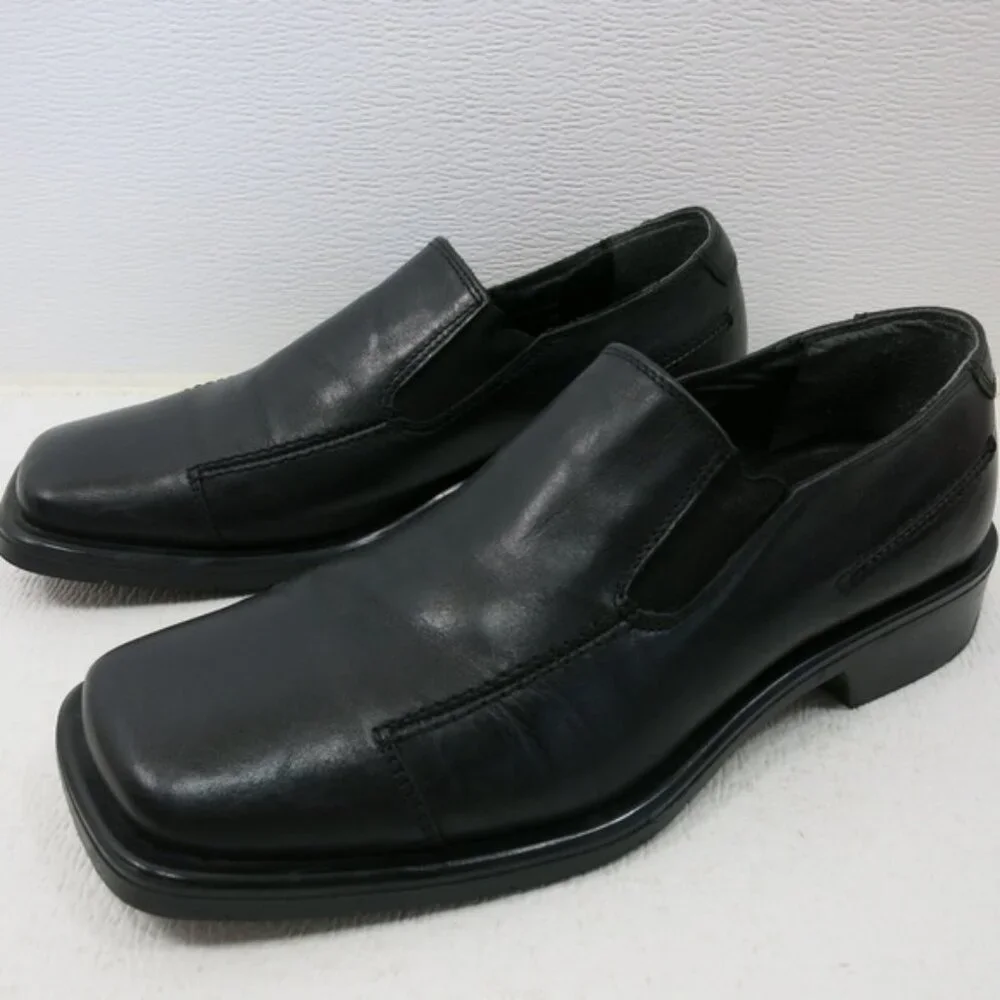Bottesini Leather Elastic Dress Comfort Men's Dress Footwear Shoes Loafers Sz 9